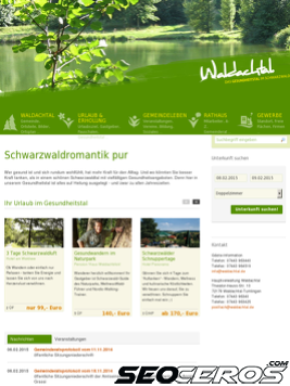 waldachtal.de tablet előnézeti kép
