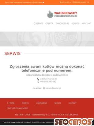 walsc.pl/serwis tablet előnézeti kép