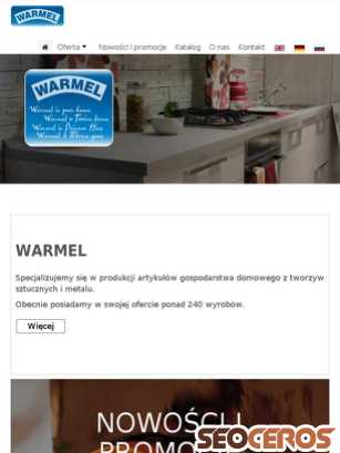 warmel.pl tablet Vista previa