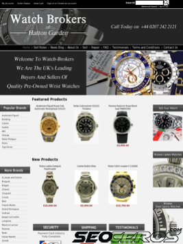 watch-broker.co.uk tablet Vista previa