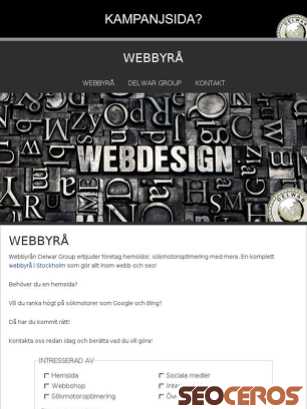 webbyra.org tablet förhandsvisning