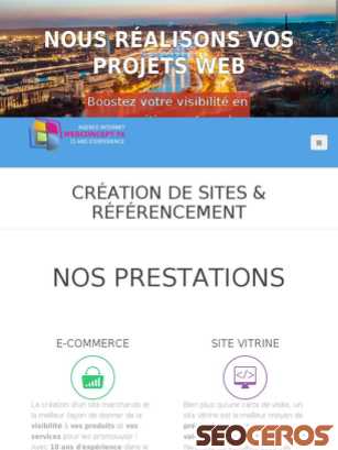 webconcept76.fr tablet vista previa