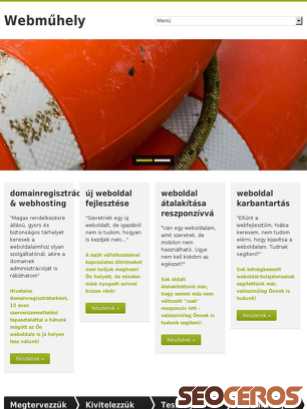 webmuhely.hu tablet előnézeti kép