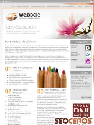 webpole.hu tablet previzualizare