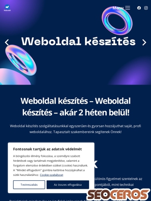 webrefel.eu tablet előnézeti kép