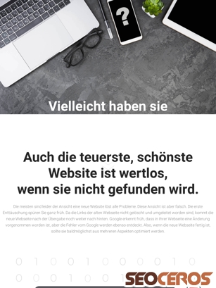 websitepositionierung-seo.de/website-optimierung tablet obraz podglądowy