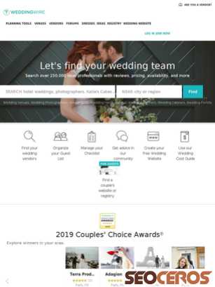 weddingwire.com tablet náhľad obrázku