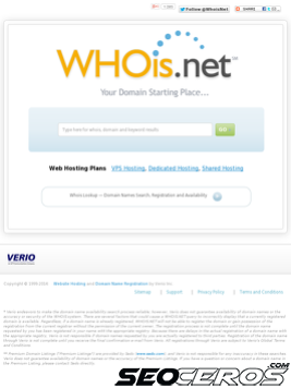 whois.net tablet Vista previa