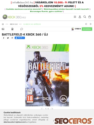 xbox360.hu/BATTLEFIELD-4-Xbox-360-/-Uj tablet náhľad obrázku