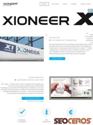 xioneer.com tablet preview