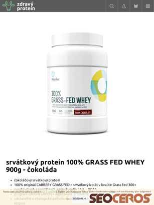 zdravyprotein.sk/myotec-protein-100-grass-fed-whey-cokolada tablet Vista previa