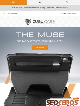zugucase.com tablet förhandsvisning