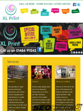 xl-print.co.uk tablet preview