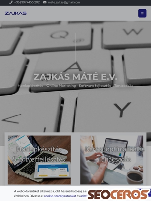 zajkas.hu tablet náhled obrázku