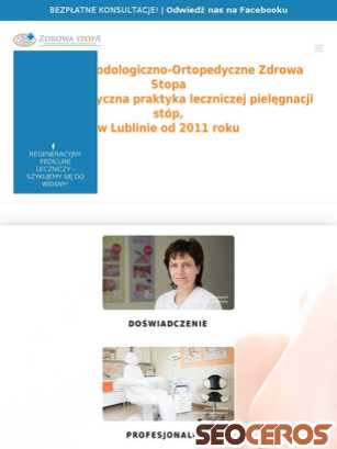 zdrowa-stopa.pl tablet obraz podglądowy