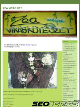 zeavirag.hu tablet előnézeti kép
