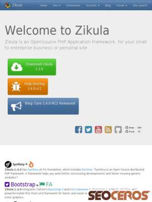 zikula.org tablet előnézeti kép
