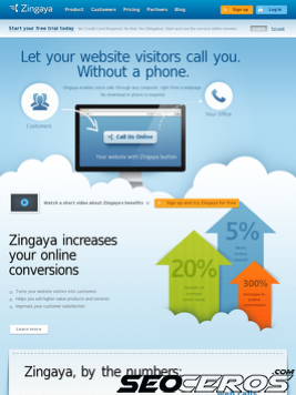 zingaya.com tablet náhled obrázku