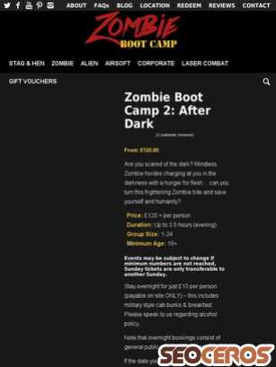 zombiebootcamp.co.uk/product/zombie-boot-camp-2-dark-bookable tablet प्रीव्यू 