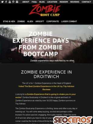 zombiebootcamp.co.uk/zombie-experience-droitwich tablet previzualizare